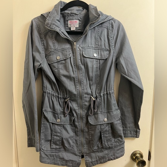 Mossimo Grey utility jacket with hood - Picture 9 of 9
